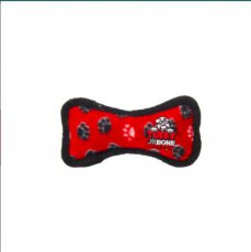 Tuffy Jr Bone Red Paws