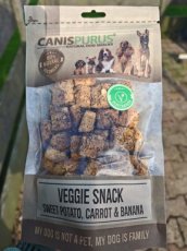 Veggie snack: zoete aardappel, wortel & banaan